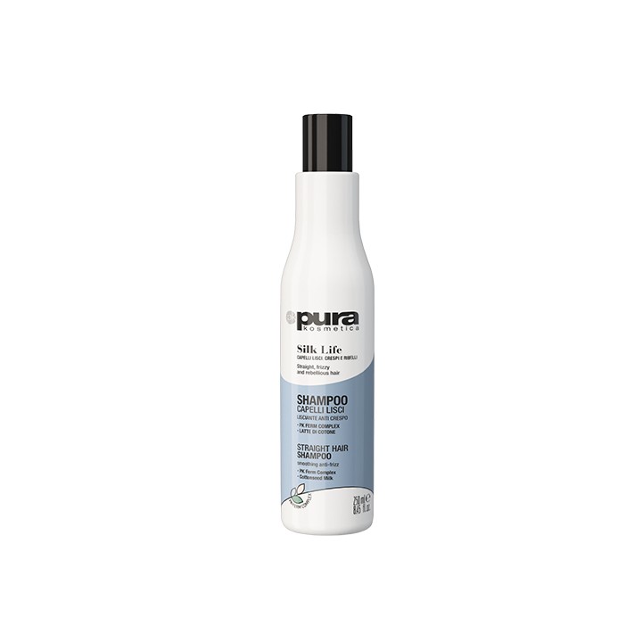 Shampoo Lisciante Silk Life Pura 250ml Anti Crespo