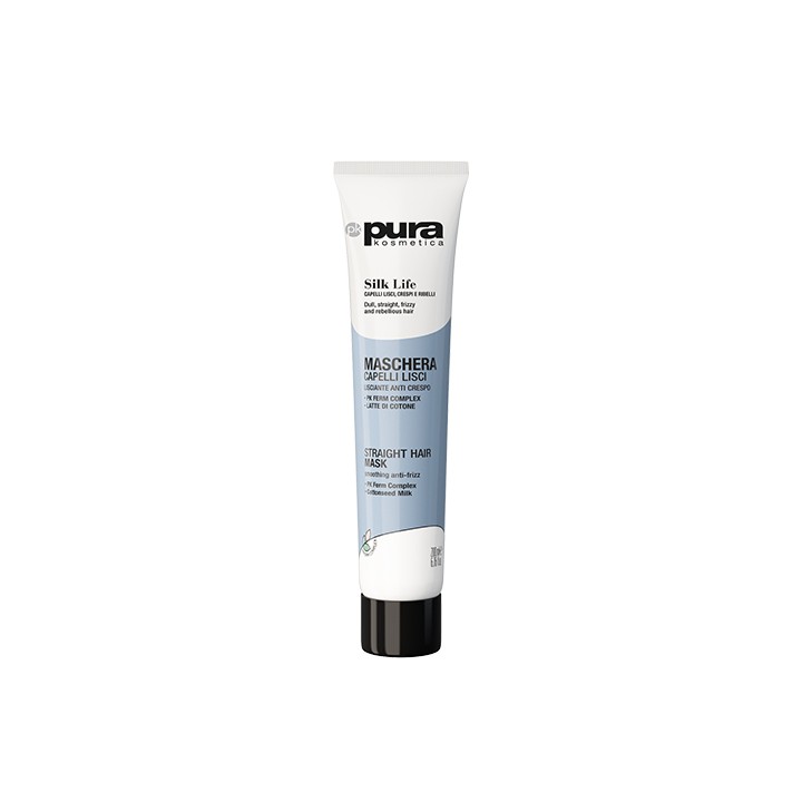 Maschera Lisciante Silk Life Pura 200ml Anti Crespo