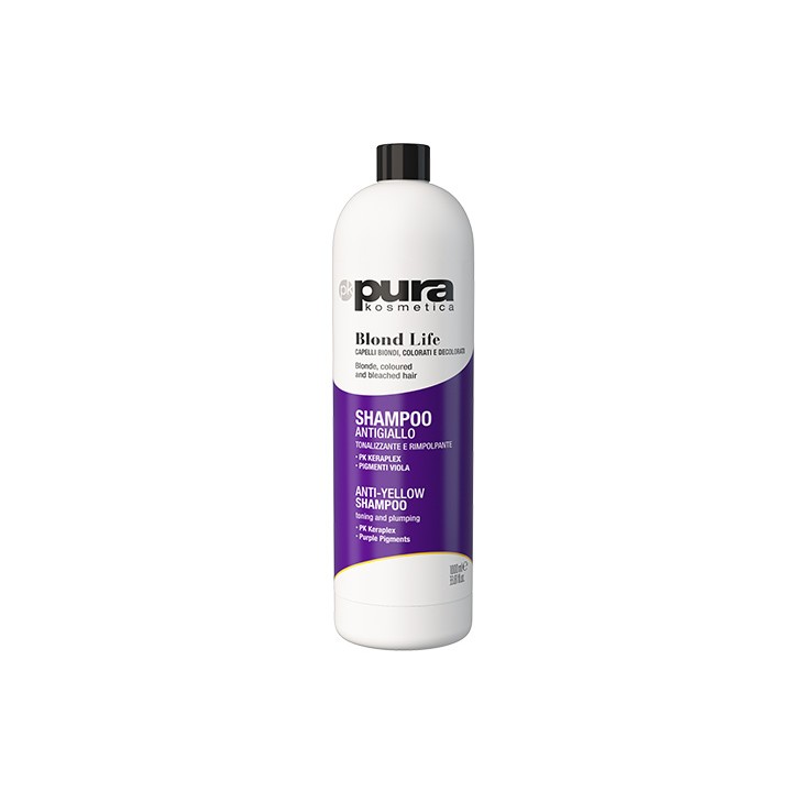Shampoo Antigiallo Blond Life 1000ml | PURA Kosmetica