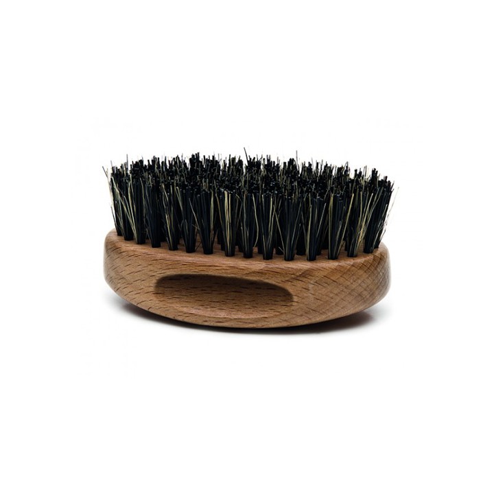 Spazzola Barba Ovale Legno Faggio Setole Cinghiale