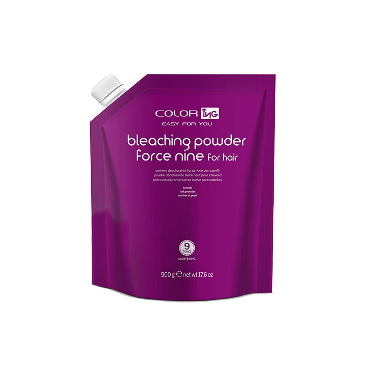 Polvere Decolorante ING 9 Toni 500g Anti-Giallo