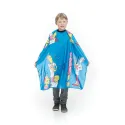 Mantella taglio 100% pol. 83x125 H blu