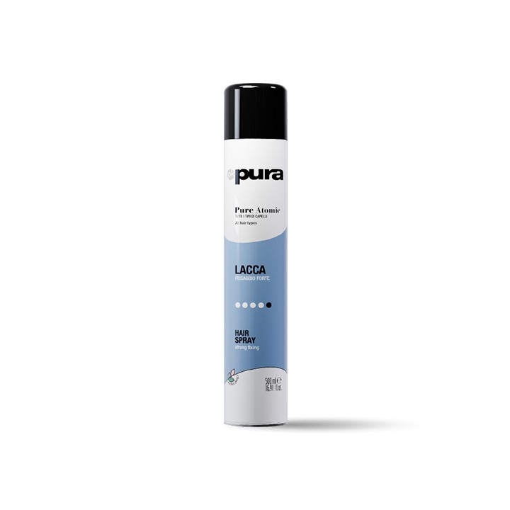 Pura Lacca Spray Strong Atomic 500ml | SL Beauty