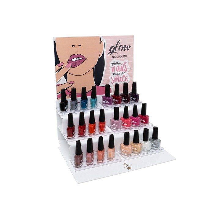 Espositore Smalti Glow Vegan con Poster | SL Beauty