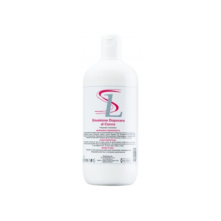 Emulsione Dopocera al Cocco 500 ml - Uso Professionale