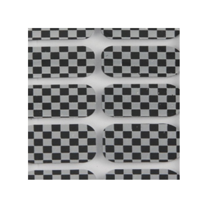 Adesivi Unghie Scacchiera 50 pz - Nail Art Grafica