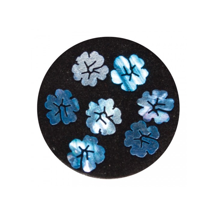 Figurine Madreperla Fiori Blu Nail Art | SL Beauty