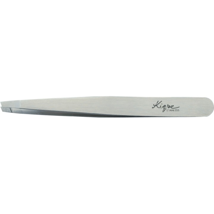 Pinzetta Punta Obliqua Stretta Inox 95 mm