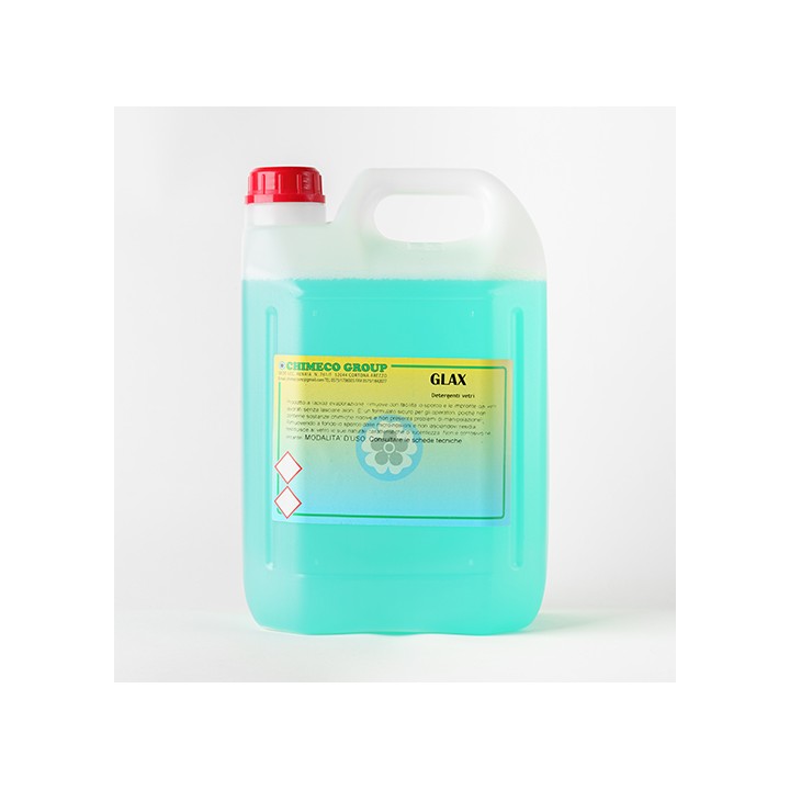 Glax Detergente Vetri e Superfici 5 L | Specchi Senza Aloni