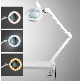 Lente 5D LED Tonda Air Touch con Morsetto: vedi ogni dettaglio