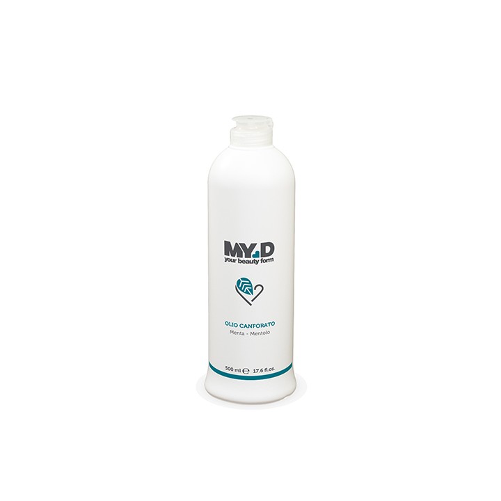Olio Canforato per Massaggi 500 ml | Menta e Mentolo
