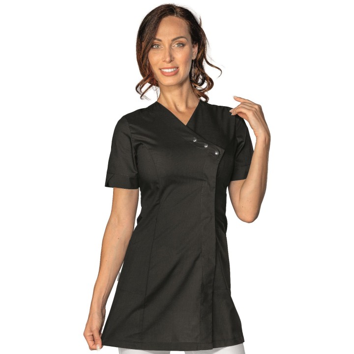 Casacca Minorca nera, 65% poliestere e 35% cotone