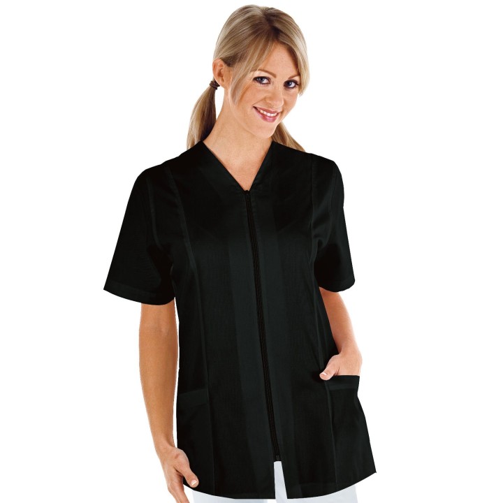Casacca Victoria nera, 65% poliestere e 35% cotone