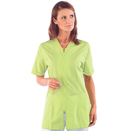 Casacca Victoria verde mela, 65% poliestere e 35% cotone