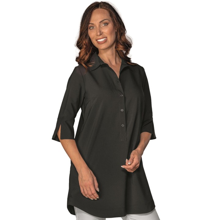 Blusa Java nera, poliestere Superdry microfibra