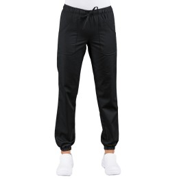 Pantagiaffa nera, 100% poliestere bohème