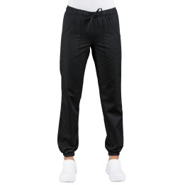 Pantagiaffa nera super stretch, 97% cotone e 3% spandex