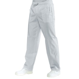 Pantalone Elastico Bianco Poliestere Bohème Unisex