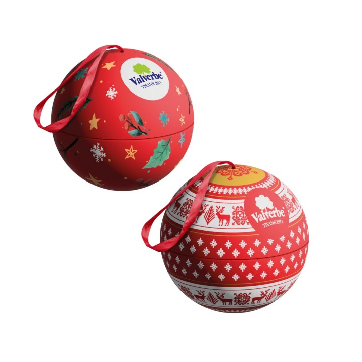 Pallina di Natale Valverbe Tisane Bio - Idea Regalo