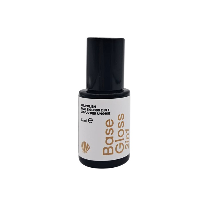 Gel Polish 2in1 Base-Gloss 15 ml - Doppio Uso Pro