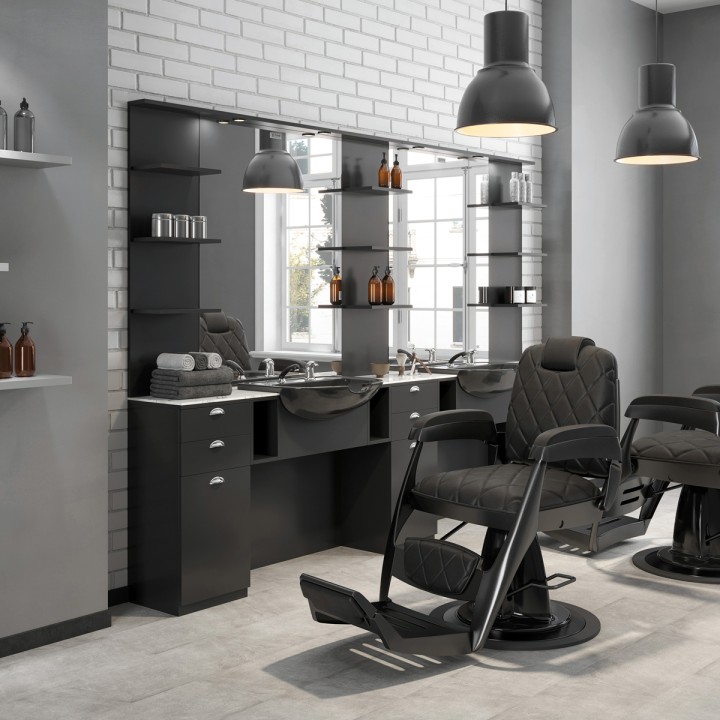 Postazione barber Color bar
