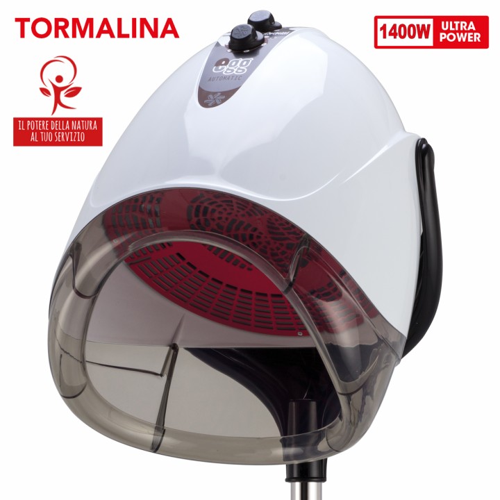 Casco asciugacapelli Egg 4 velocità Turbo