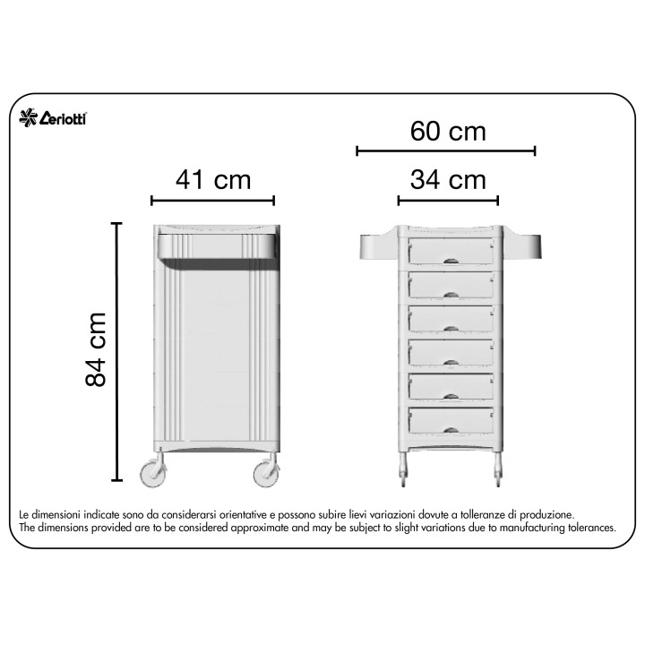 Carrello Urban - misure