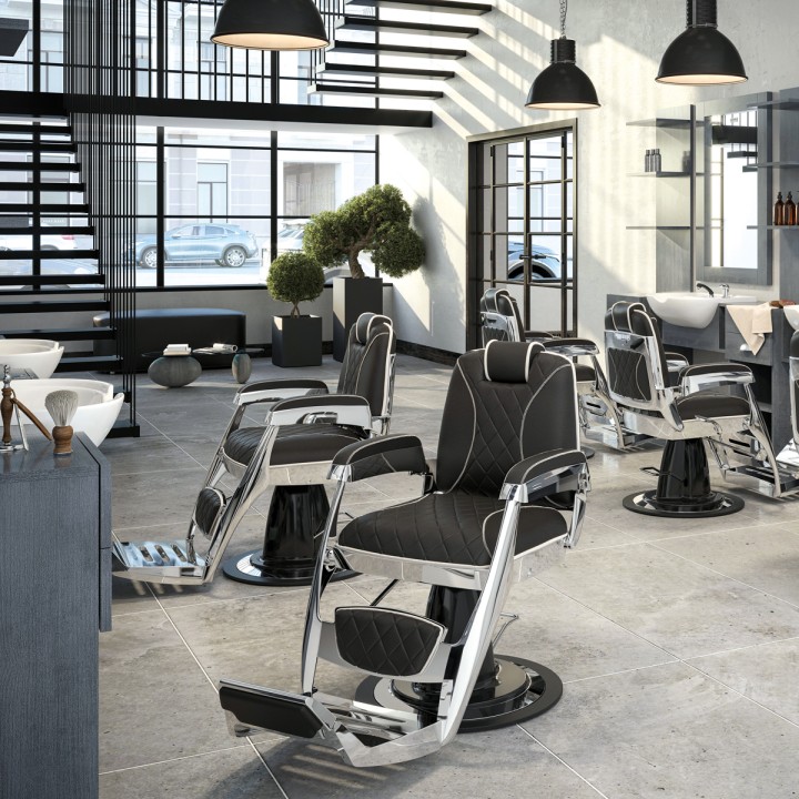 Poltrona barber professionale Jupiter 388