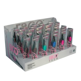 Espositore Pinzette Ergo Tech 30 pz Punta Obliqua