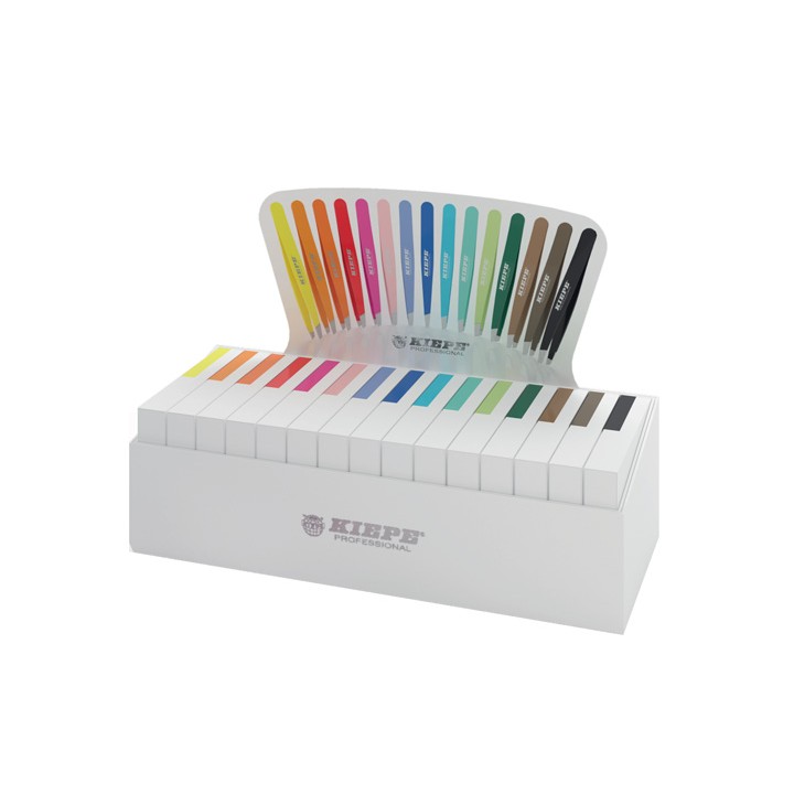 Espositore Pinzette K-Tweezer 15 pz con Pochette