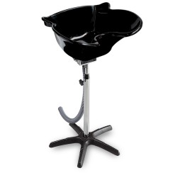 Lavello nero professionale per lavaggio capelli