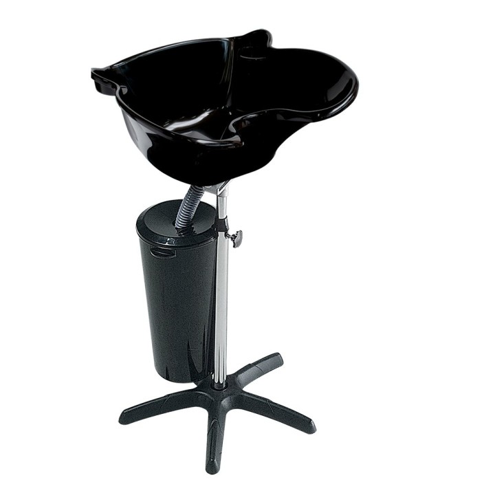 Lavello nero professionale per lavaggio capelli
