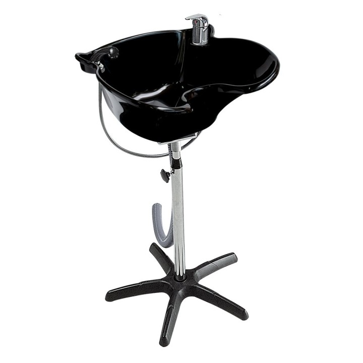 Lavello nero professionale per lavaggio capelli