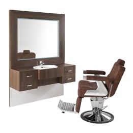 Postazione professionale barber Orlando