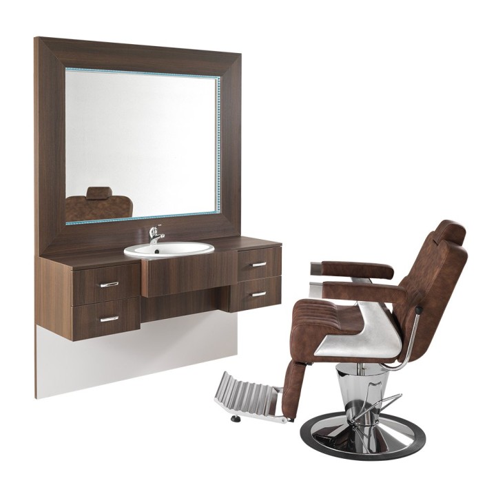 Postazione professionale barber Orlando