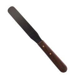 Spatola Metallo Manico Legno per Cera