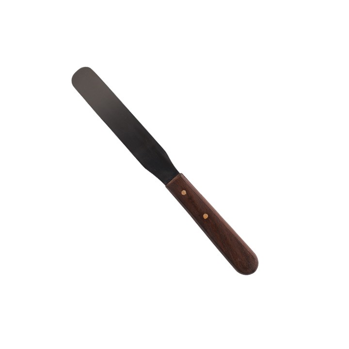Spatola Metallo Manico Legno per Cera