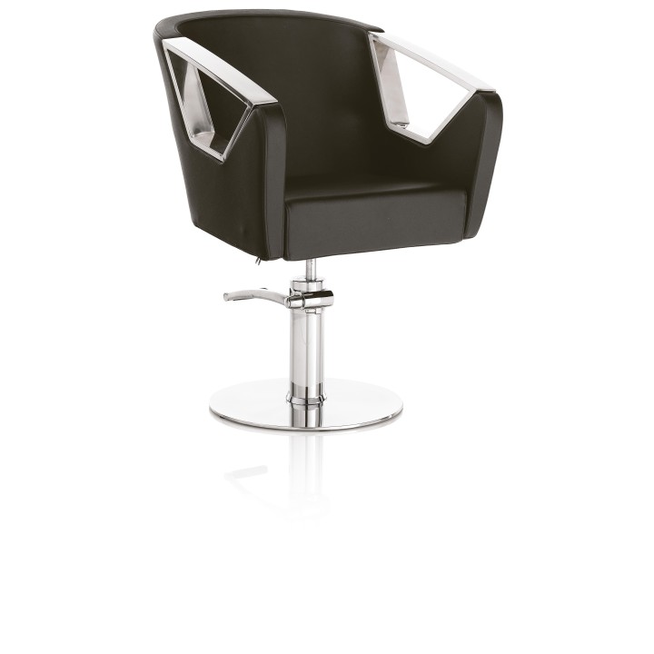 Poltrona professionale da parrucchiere Astra Black