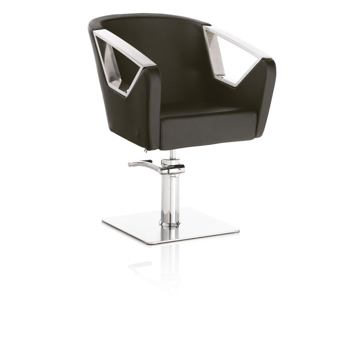 Poltrona professionale da parrucchiere Astra Black