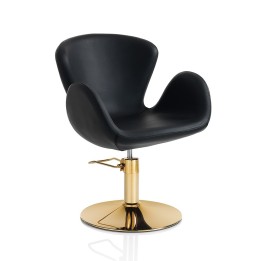 Poltrona professionale da parrucchiere Charlotte Gold
