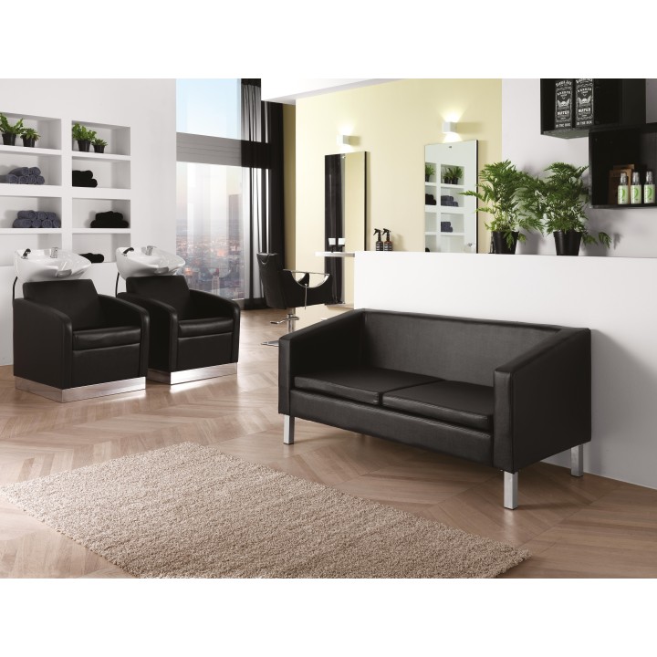 Divanetto d'attesa per salone Lucky Black