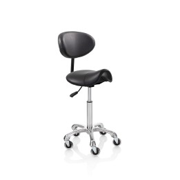 Sgabello professionale Saddle with Back