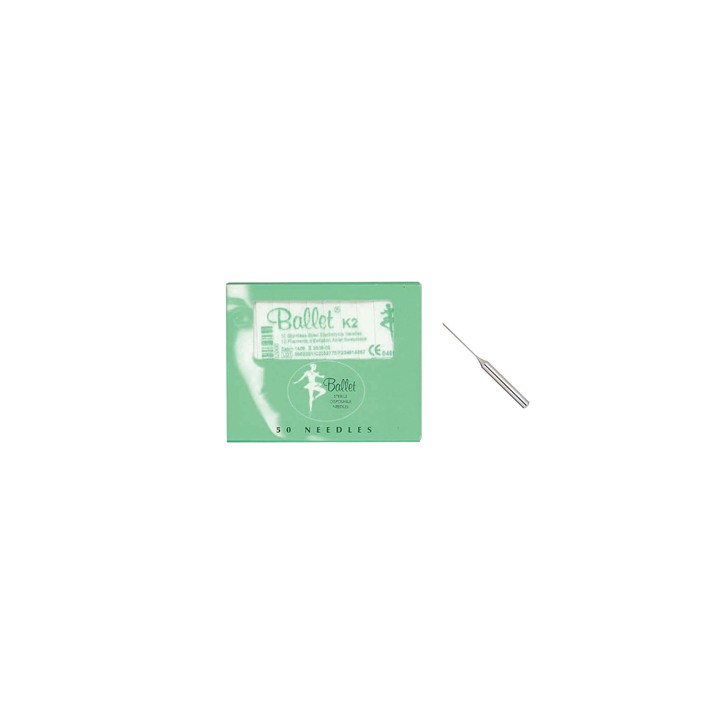 Aghi Ballet Inox 0,055 Elettrodepilazione 50pz