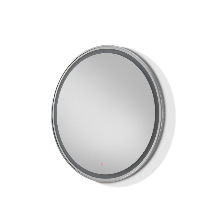 Specchiera rotonda con luce LED Nuvola