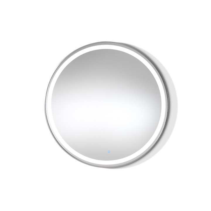Specchiera rotonda con luce LED Nuvola