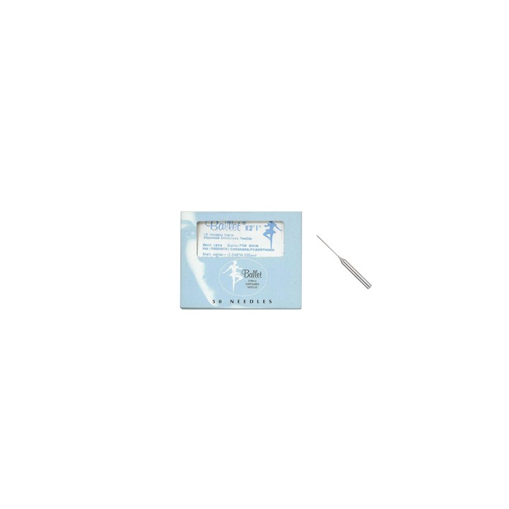 Aghi Ballet Isolati 0,075 Elettrodepilazione 50pz
