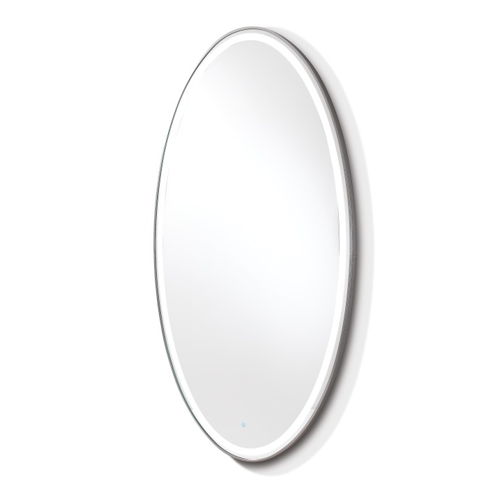 Specchiera ovale con luce LED Sogno