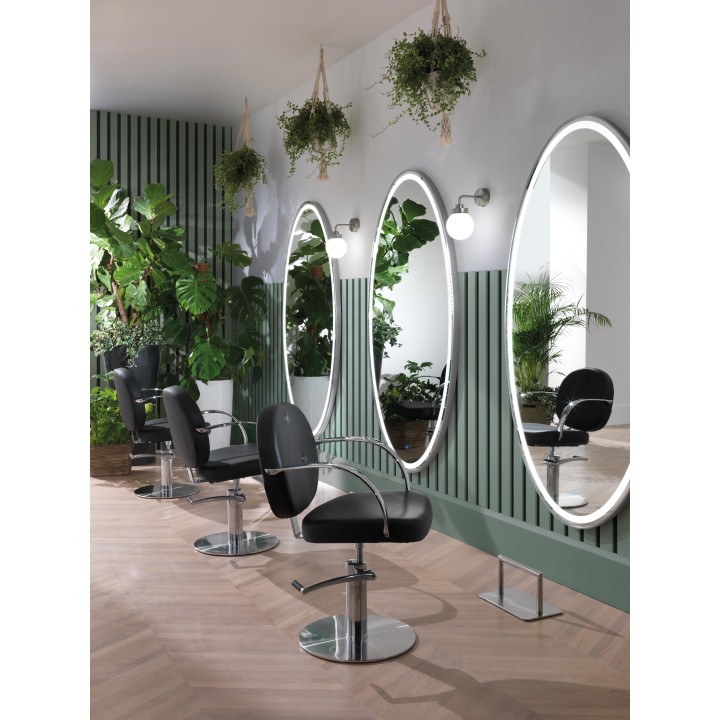 Specchiera ovale con luce LED Sogno
