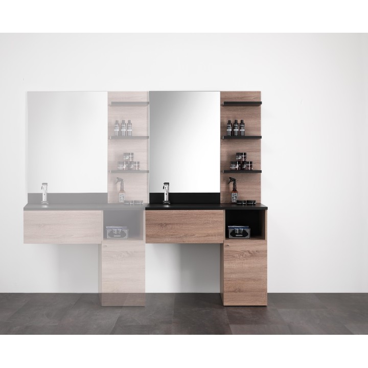 Mobile da barbiere professionale Barber Station Light