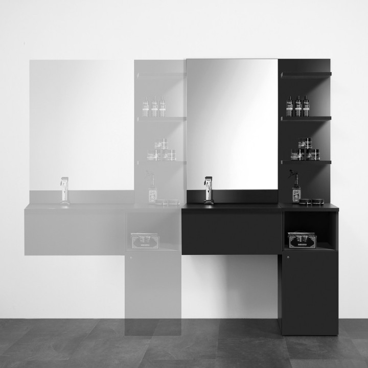 Mobile da barbiere professionale Barber Station Light